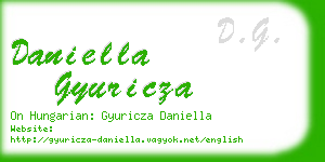 daniella gyuricza business card